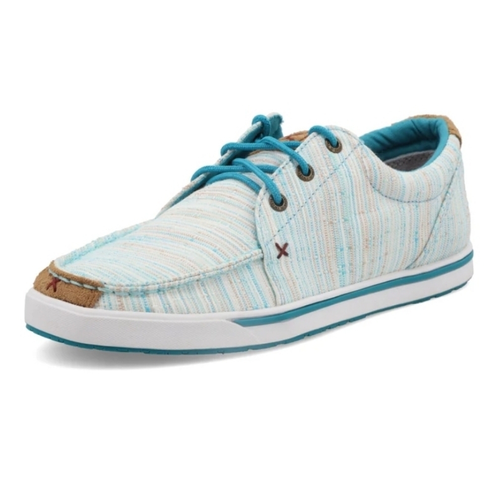 Twisted X Hooey Loper WHYCOO4 Blue Multi Ladies Size 8.5